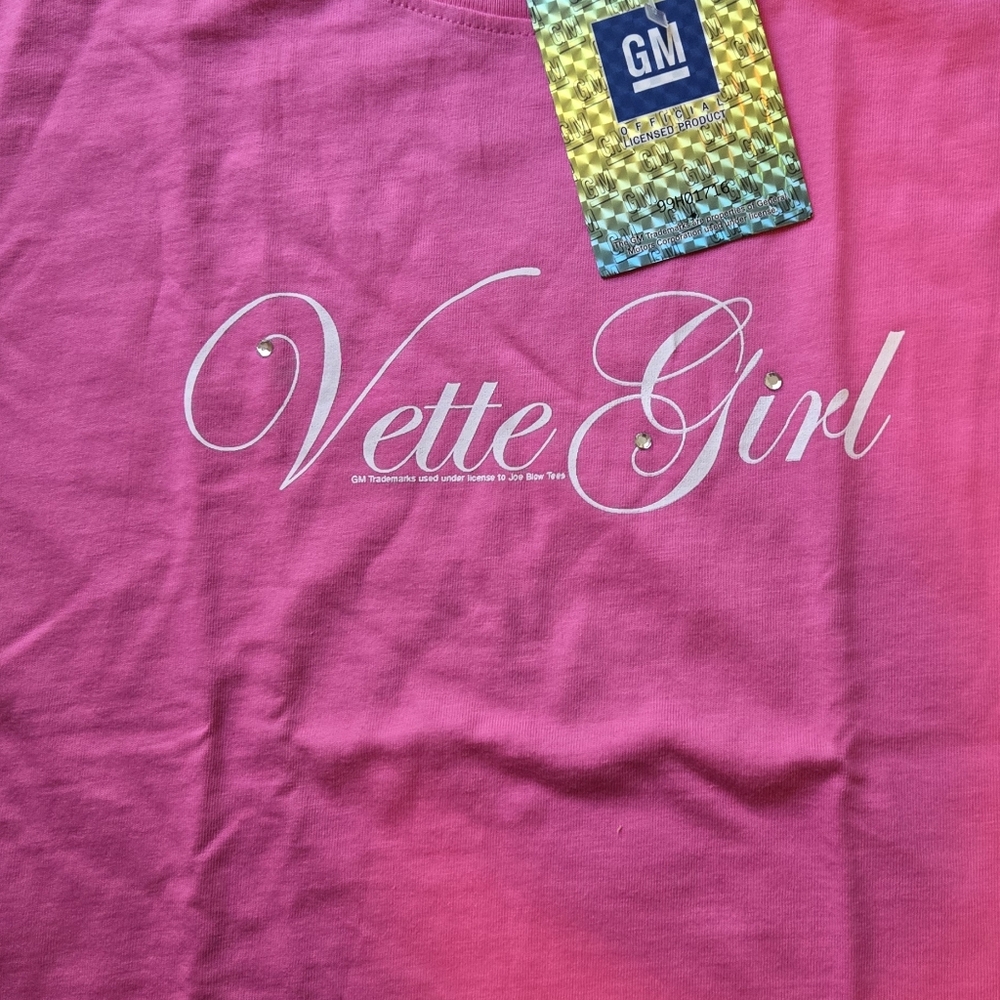 Vette Girl Womens tee shirt. These are brand  new GM Licensed short sleeve tees